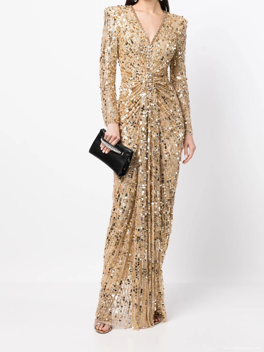 Affordable Packham sequin-embellished gown Gazelle Women Jenny 0408